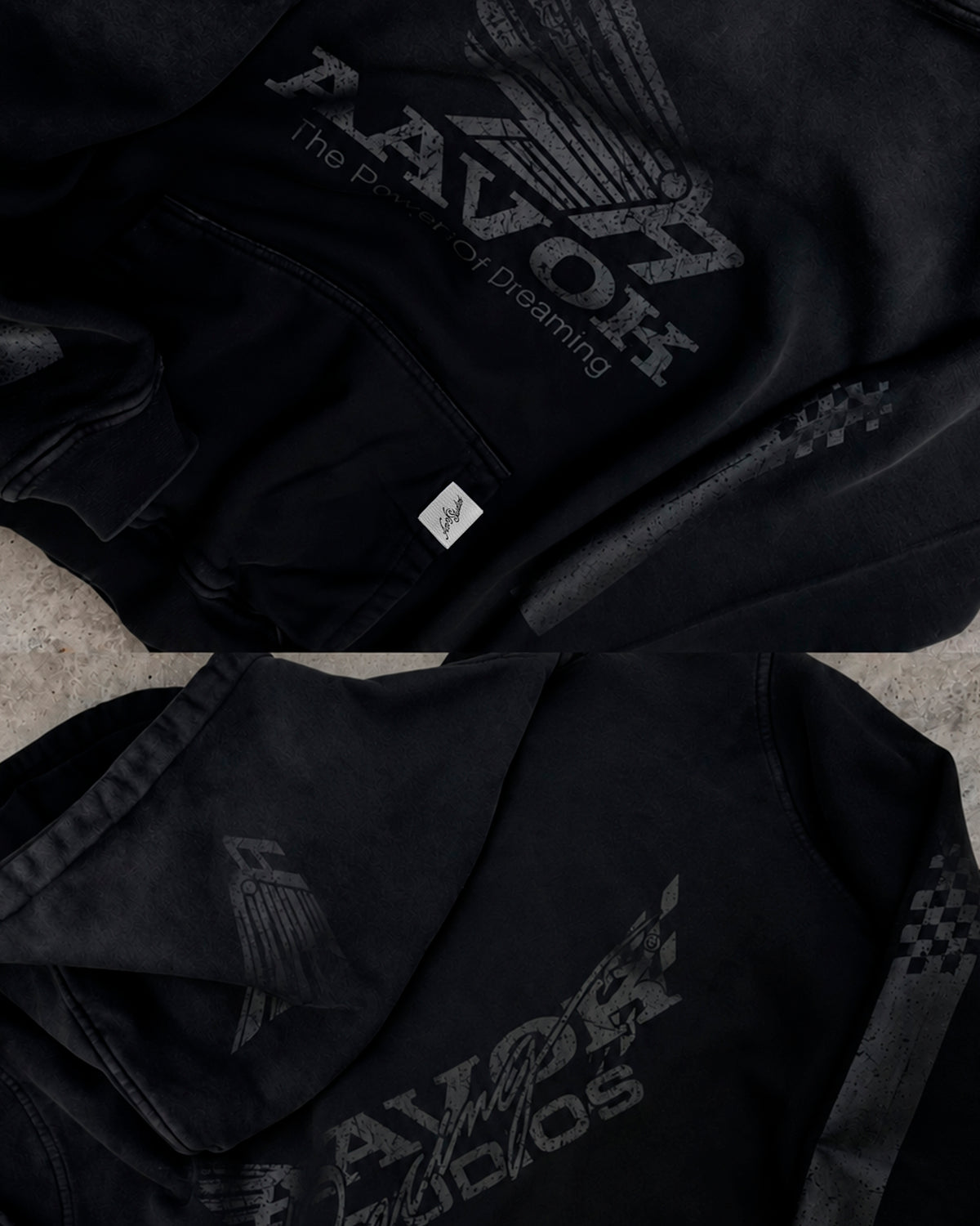 DESEOS EFÍMEROS HOODIE — ANTHRACITE